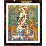 Tranh Khung Gương Sắc Màu Đông Dương 04