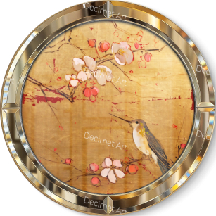 Tranh Khung Gương Hoa 005