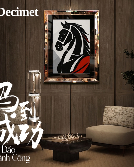 “Mã Đáo Thành Công” – Bộ Tranh Mang Lại May Mắn, Thành Công và Thịnh Vượng Cho Gia Chủ