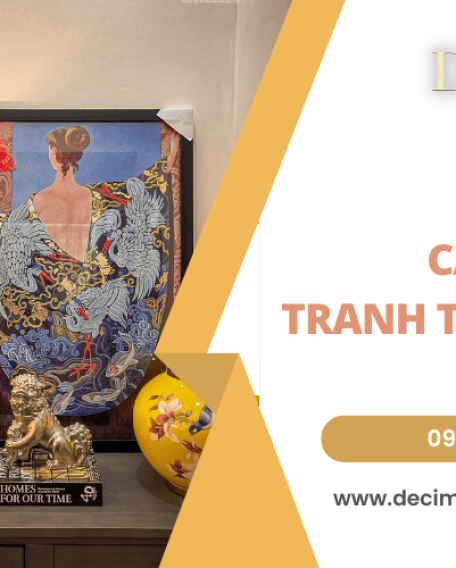 "Bỏ túi" cách treo tranh trang trí chuẩn đẹp