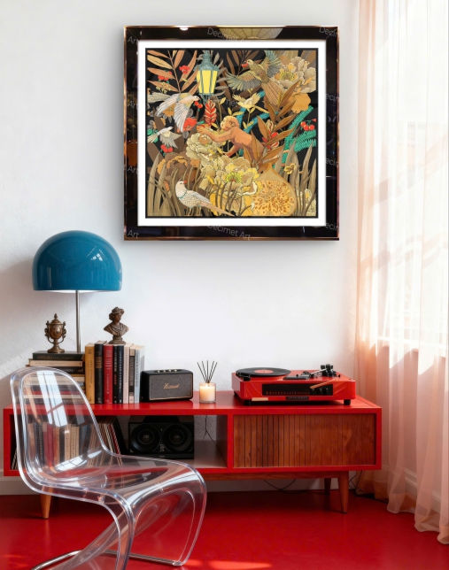 Tranh Khung Gương Rực Sắc 01