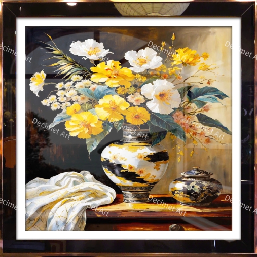 Tranh Khung Gương Tĩnh Vật 006