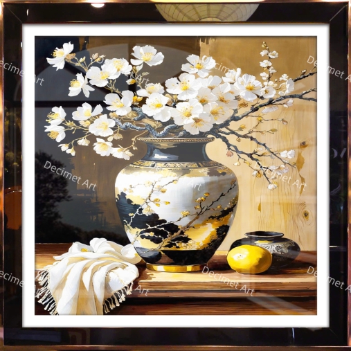 Tranh Khung Gương Tĩnh Vật 003