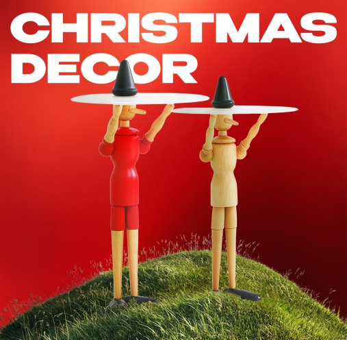 Tượng Pinochio Giáng Sinh Decimet Homedecor 2025