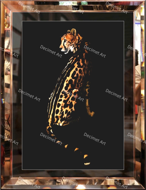 Tranh Khung Gương Báo Cartier 03
