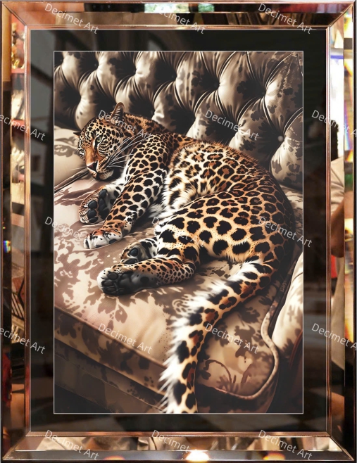 Tranh Khung Gương Báo Cartier 04