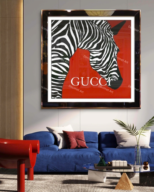 Tranh Khung Gương Gucci 002